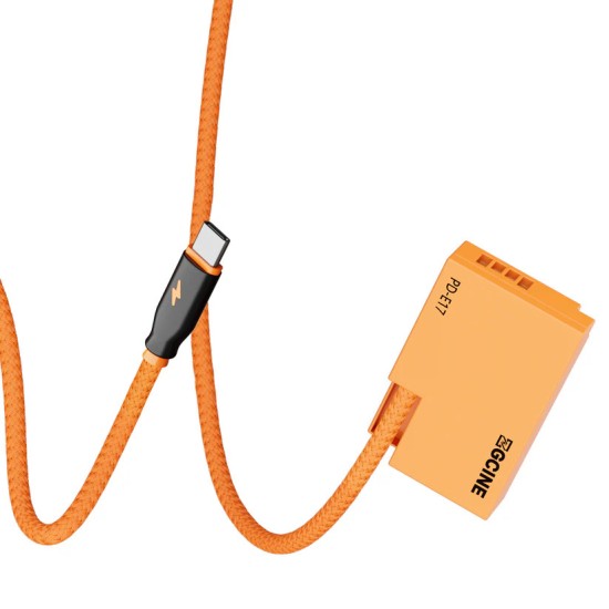 ZGCINE (USB-C) PD to LPE17 for Canon Dummy Battery Cable(braided wire）